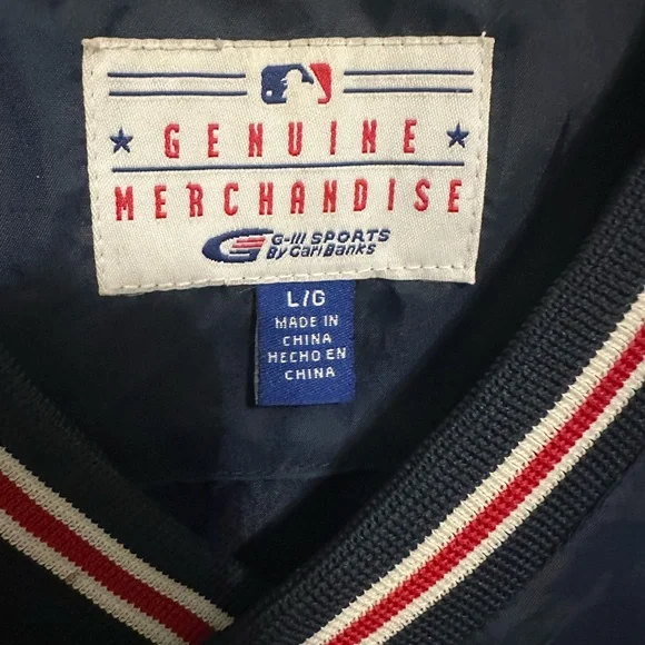 Cleveland Indians Navy and Red Pullover Jacket - Picture 4 of 5